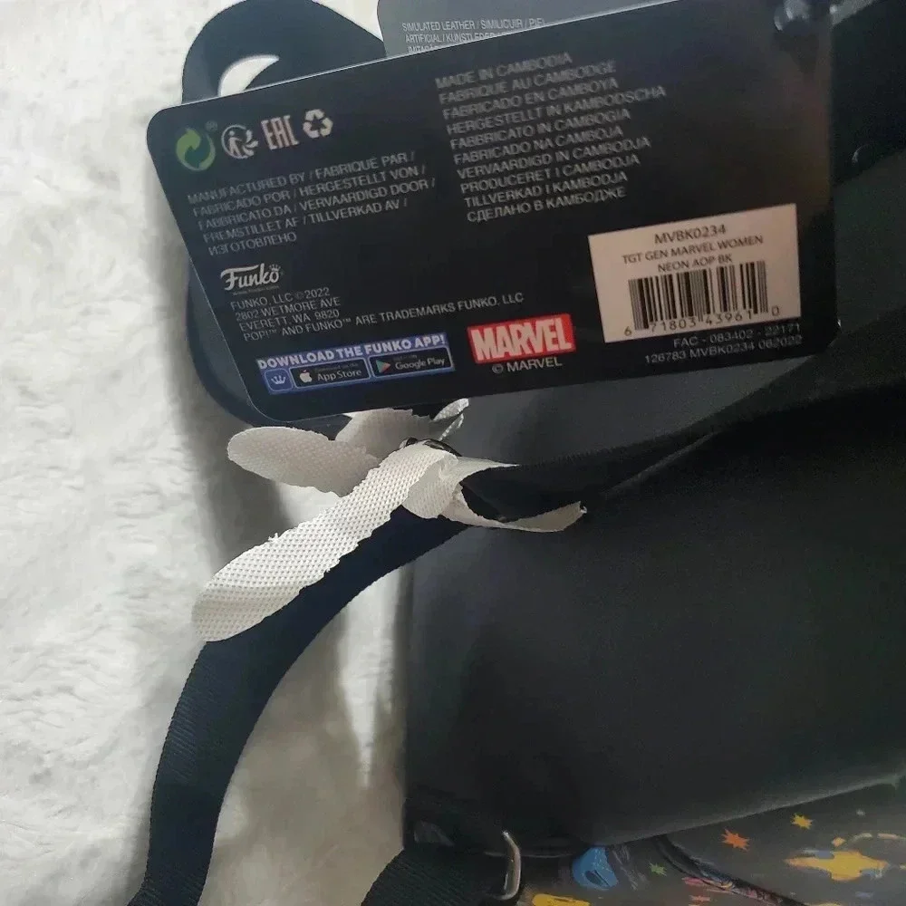 Marvel funko Black valkyrie backpack New With Tags